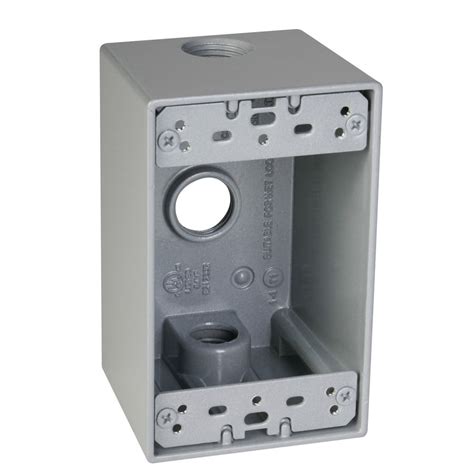 metal surface mount electrical box